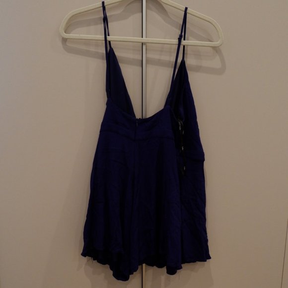 Lulu's Royal Blue Romper - Picture 3 of 4